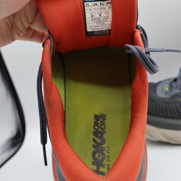 Size 11 - Hoka One One Bondi 7 Gray - Picture 5 of 10